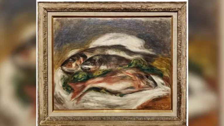 Quadro "Les Poissons" ("Os Peixes"), de Renoir.