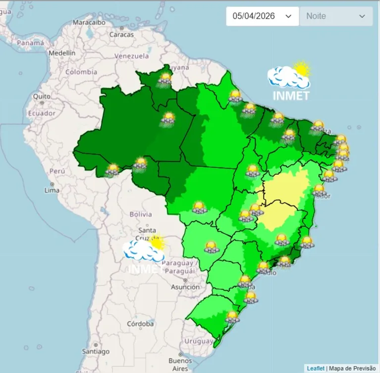 Feriado de Páscoa terá calor e pancadas de chuva no Sudeste do Pará