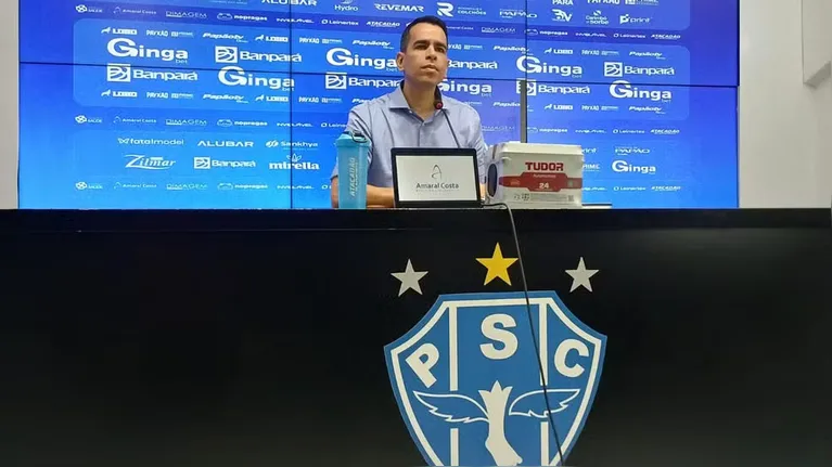Executivo de futebol do Paysandu, Marcelo Sant'Ana
