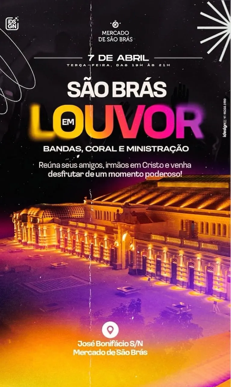 “São Brás em Louvor” reúne evento gospel gratuito nesta terça (07)