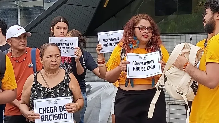 Protesto em Belém pede punição por agressão a homem em situação de rua