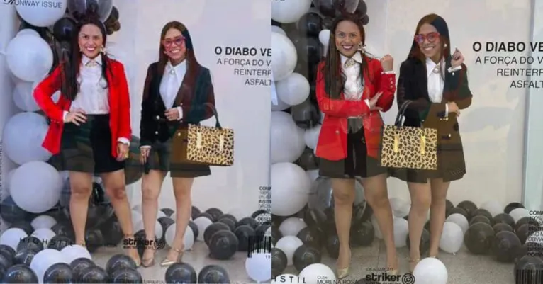 Da esquerda para a direita: Roberta Paraense; 36 anos, jornalista. Rafaela Paraense, 30 anos, advogada