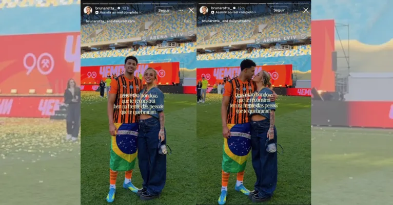 Grávida, Bruna Rotta publica suposta indireta para o ex, Rodrygo Goes