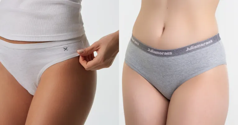 Calcinha de algodão, ideal para a saúde íntima
