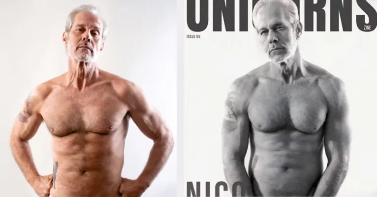 Lembra dele? Galã dos anos 90 reaparece em ensaio sensual aos 53 anos