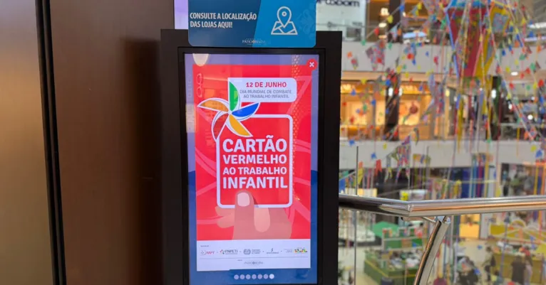 Shopping Pátio Belém intensifica medidas de prevenção ao trabalho infantil