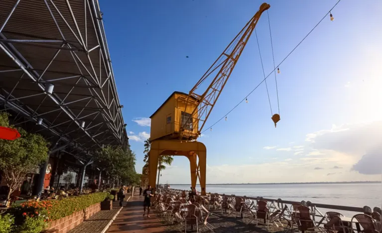 Gastronomia, cultura e vista para o rio em um dos complexos turísticos mais conhecidos da cidade.