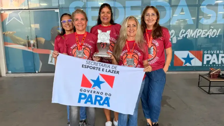 Experiência e superação marcaram a campanha da equipe 55+, que também subiu ao pódio com o vice-campeonato, reforçando a vitalidade e a longevidade do basquete master paraense.