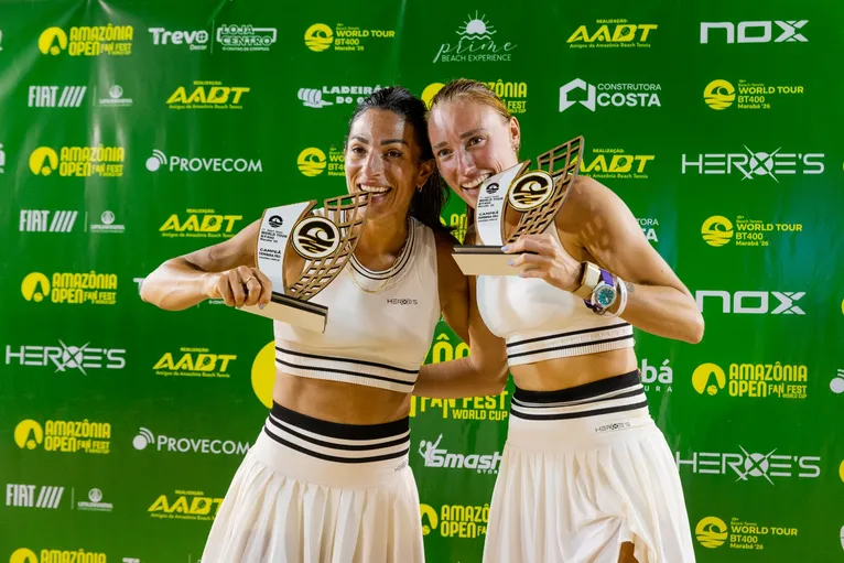 Dupla brasileira é campeã do Amazônia Open em Marabá