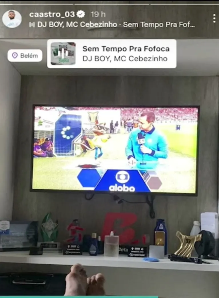 Paysandu: suspenso, Castro posta imagem enigmática nas redes sociais