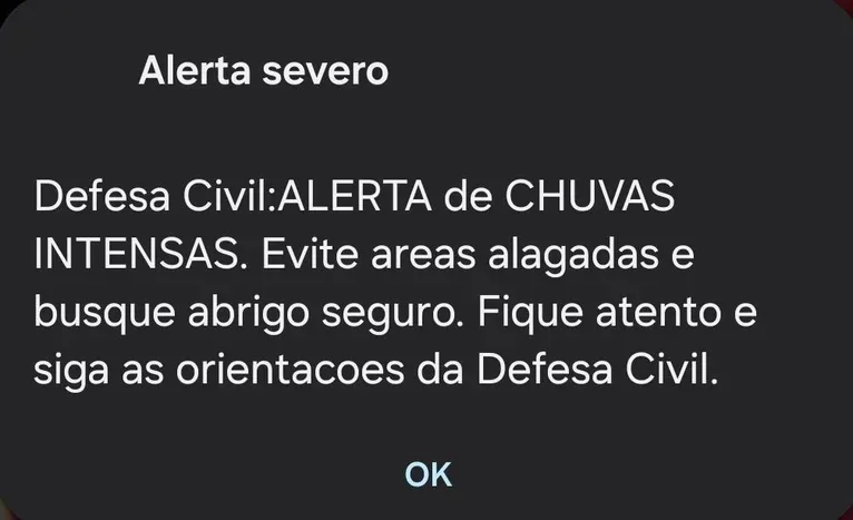 Defesa Civil emite alerta para chuvas intensas em Belém neste sábado (30)