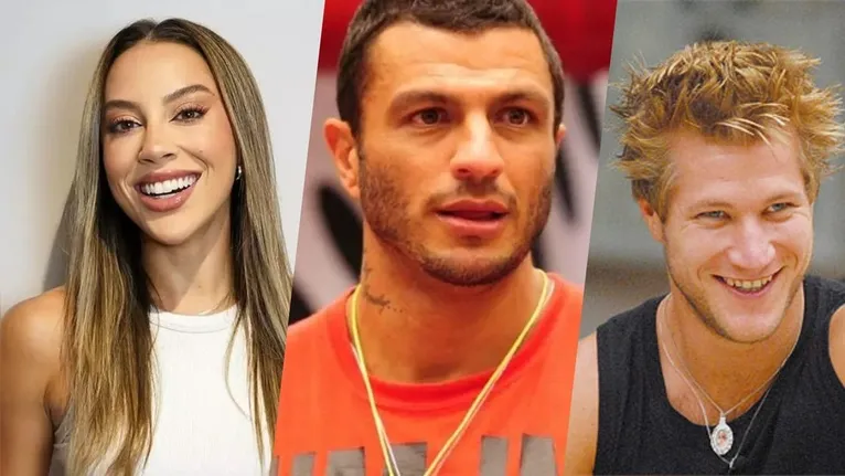 Renata Saldanha, Kléber Bambam e Diego Alemão