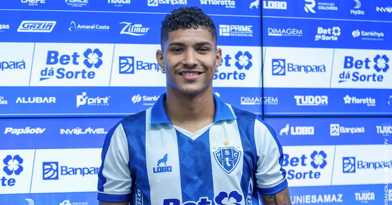 Baianinho sabe que atuar em um clube com o tamanho da torcida do Paysandu é a chance da carreira