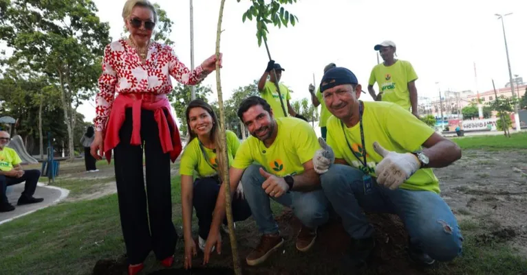 Belém lança maior Jardim de Chuva para combater alagamentos; veja