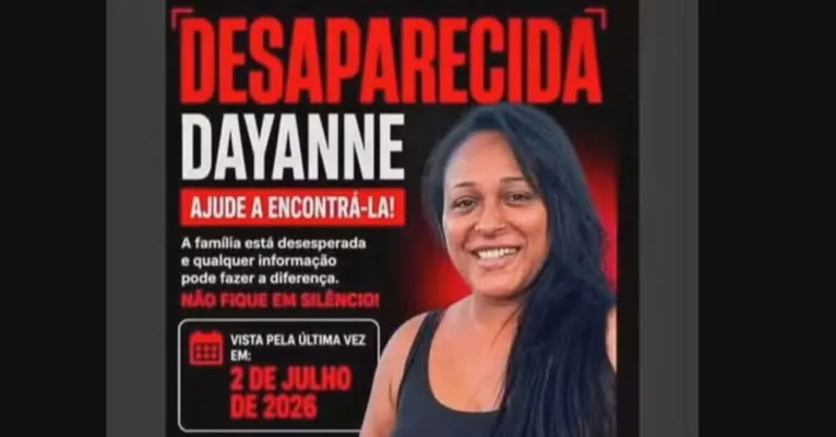 Ex-mulher do goleiro Bruno, Dayanne Rodrigues está desaparecida