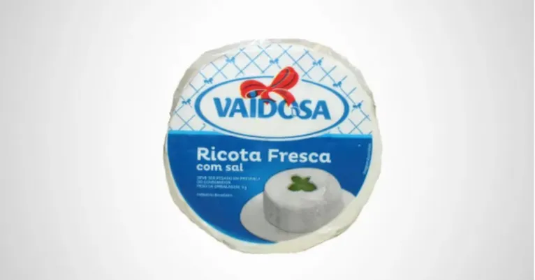 São quatro tipos de queijo da empresa notificadas pela Anvisa