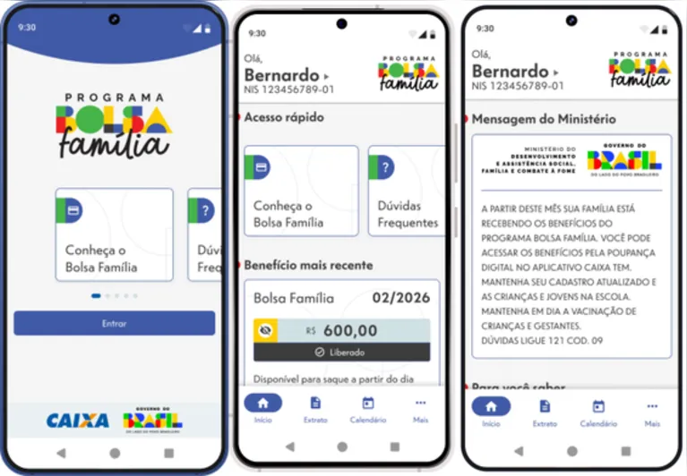 O aplicativo foi reformulado com foco em acessibilidade, praticidade e melhoria da experiência do usuário.