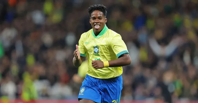 Endrick mostra ser iluminado