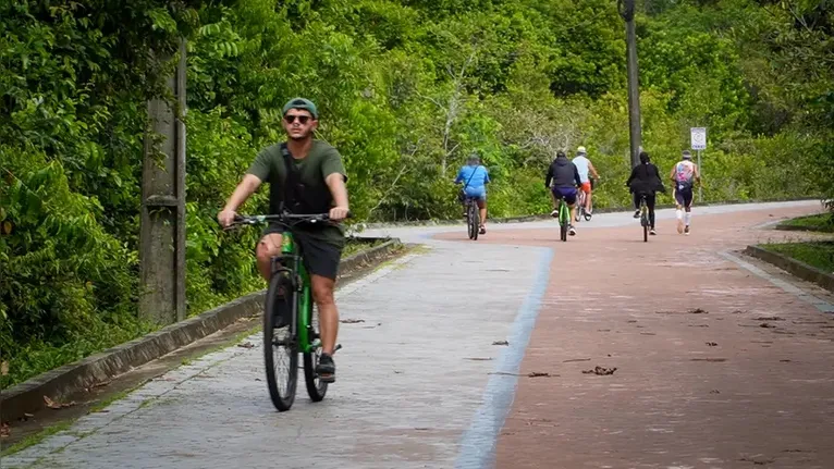 Espaço apropriado para práticas esportivas e contato com a natureza amazônica