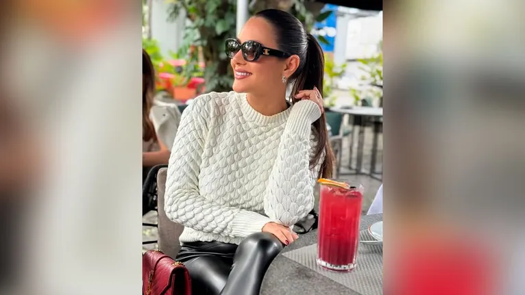 A influenciadora fitness Larissa Cardoso Pires, condenada pela Justiça do Distrito Federal após desferir agressões físicas contra a própria mãe em via pública.