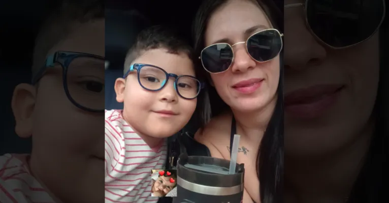 Ana Clara é mãe de Luis Arthur, diagnosticado com transtorno do espectro autista.