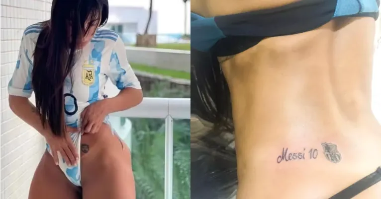 A admiração de Suzy Cortez por Messi, no entanto, já gerou conflitos com a família do jogador.