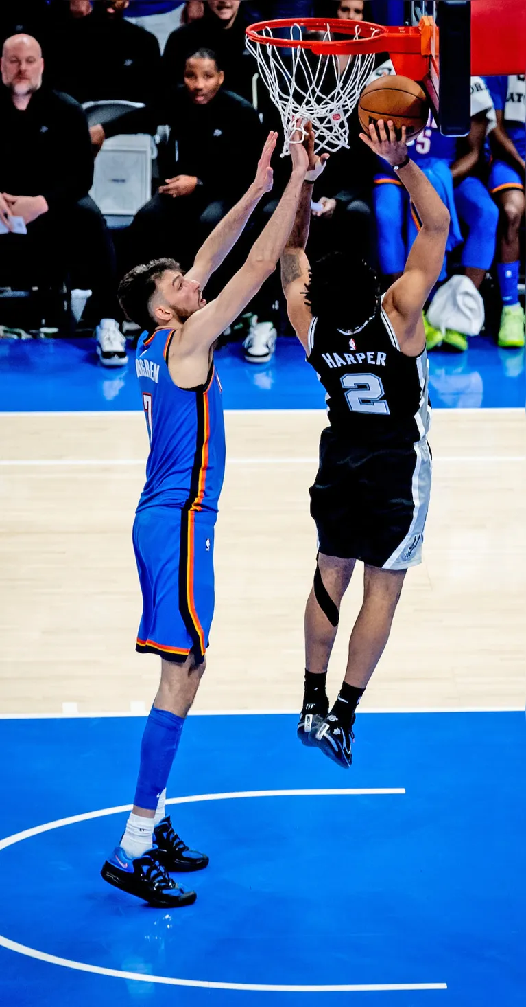 Harper vs Chet Holmgren (azul)