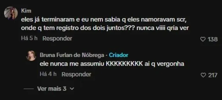 Com câncer, neta de Carlos Alberto expõe término com ex-Chiquititas
