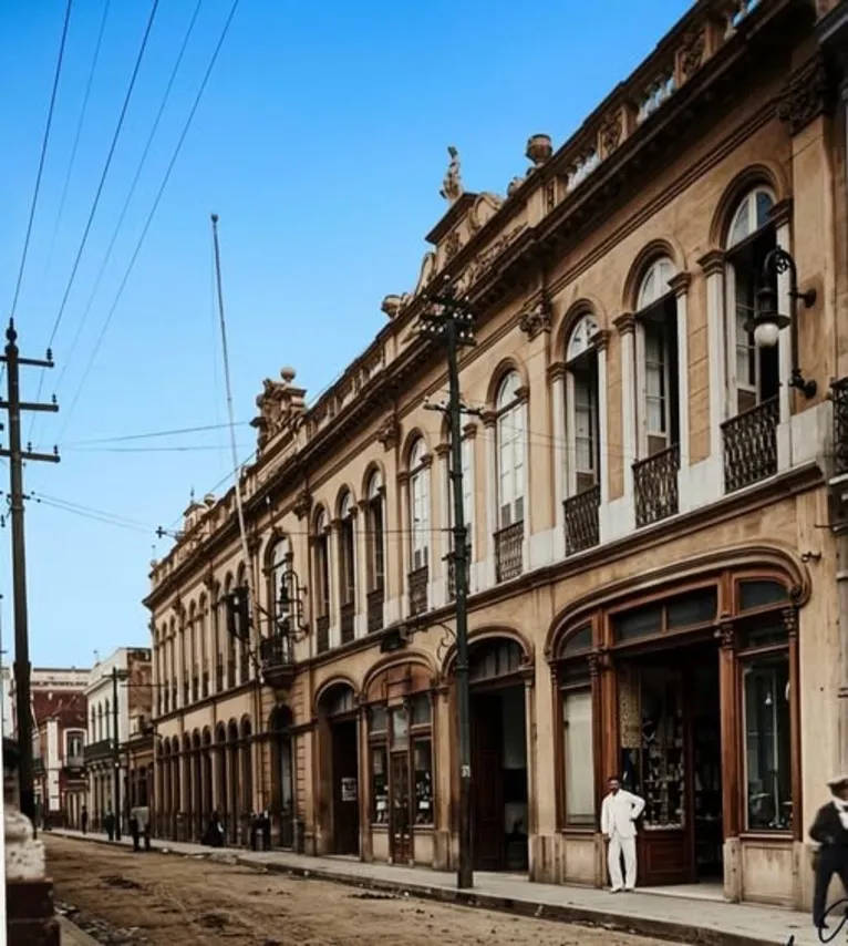 FÁBRICA PALMEIRA, NA RUA DR. PAES DE CARVALHO (1908)