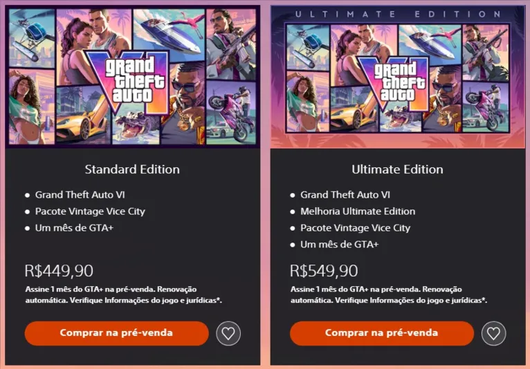 Vai comprar qual das duas?