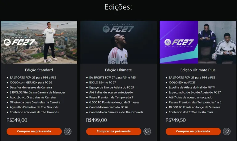 Confira as edições