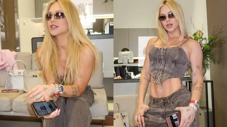 Celular de luxo usado por Virginia chama atenção e impressiona pelo preço