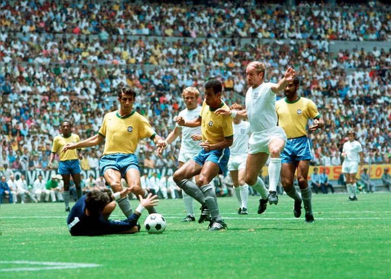 Um dos melhores confrontos de todas as Copas foi Brasil 1 x 0 Inglaterra