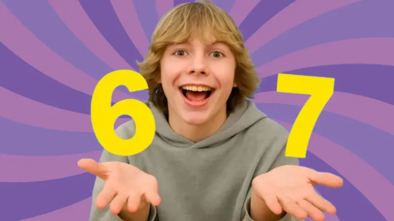 Conhecido como o "6-7 Kid", menino viralizou nas redes sociais ao gritar "six-seven" enquanto fazia um gesto com as mãos.