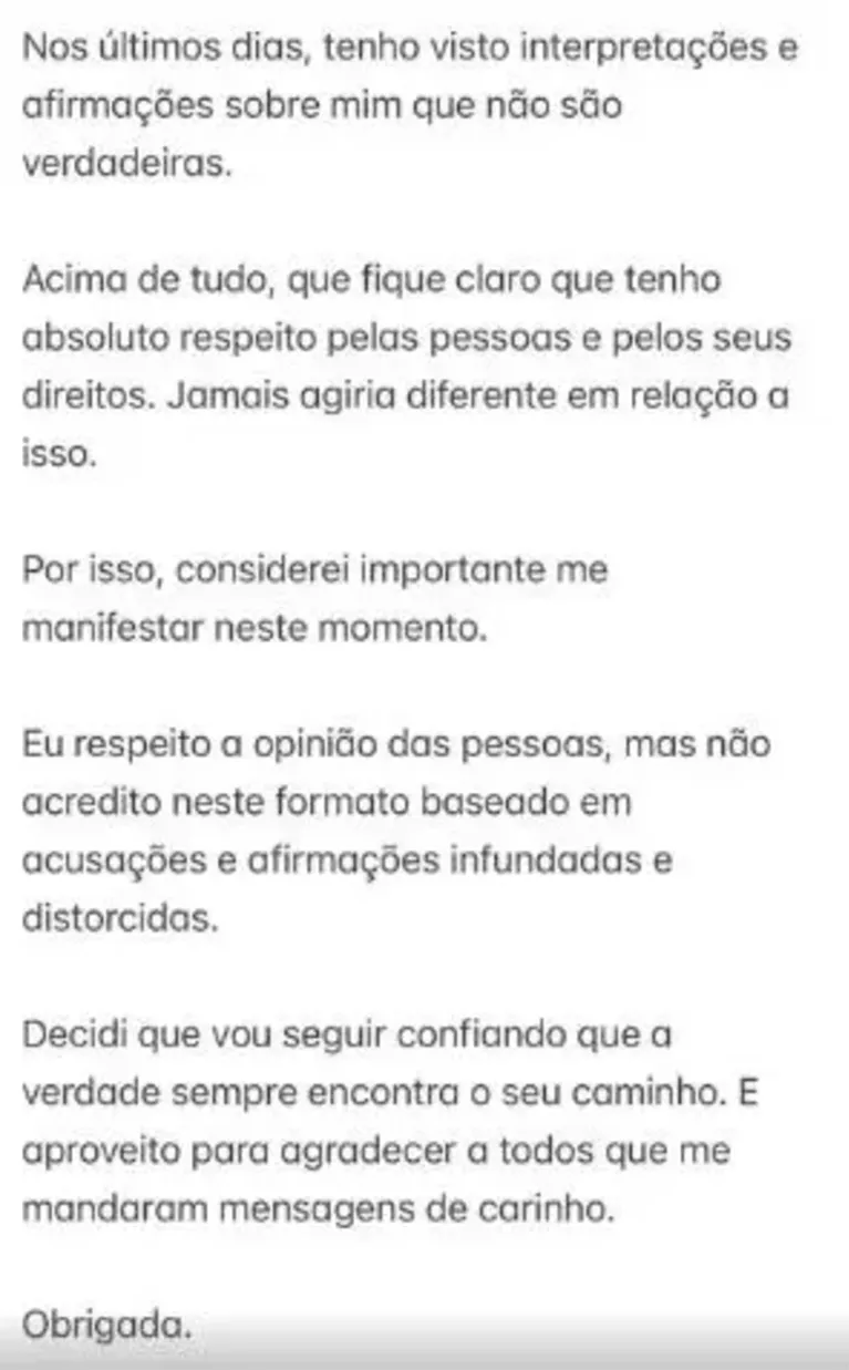 Isis Valverde se prununcia pela primeira vez sobre ação judicial movida por ex-funcionária