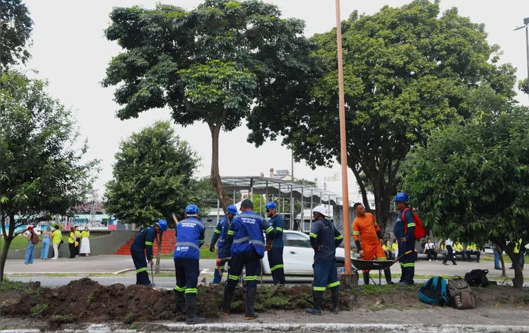 Belém lança maior Jardim de Chuva para combater alagamentos; veja