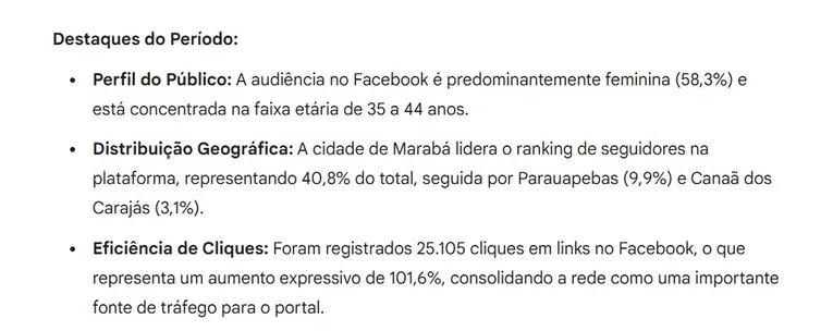 Os dados consolidados do desempenho digital do portal DOL Carajás, referentes ao mês de abril de 2026