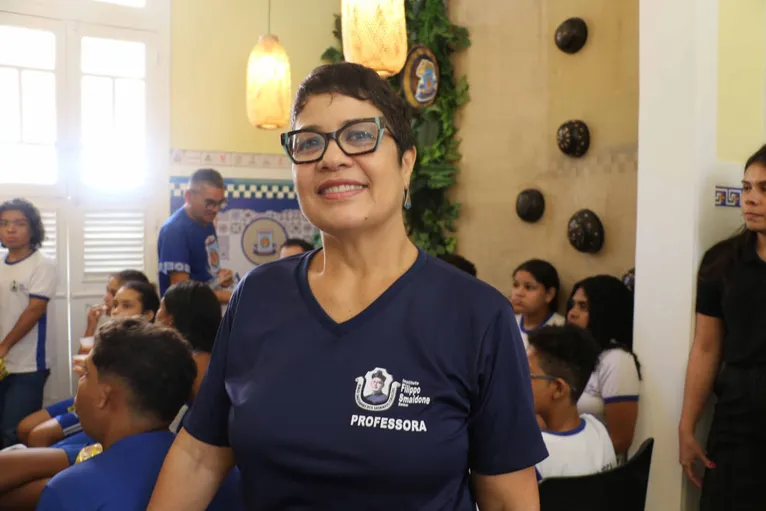 Lourdes Maria é professora no Instituto Felipe Smaldone