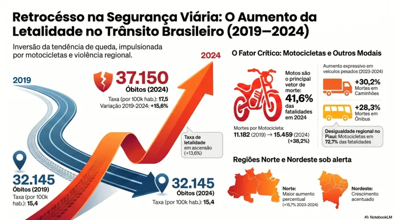 Mortes no trânsito crescem no Pará, aponta Atlas da Violência