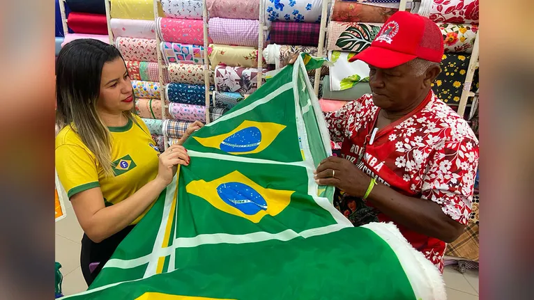 Setor de tecidos e confecções registra forte alta nas vendas impulsionada pela produção de indumentárias para quadrilhas e bois-bumbás, além da seleção brasileira