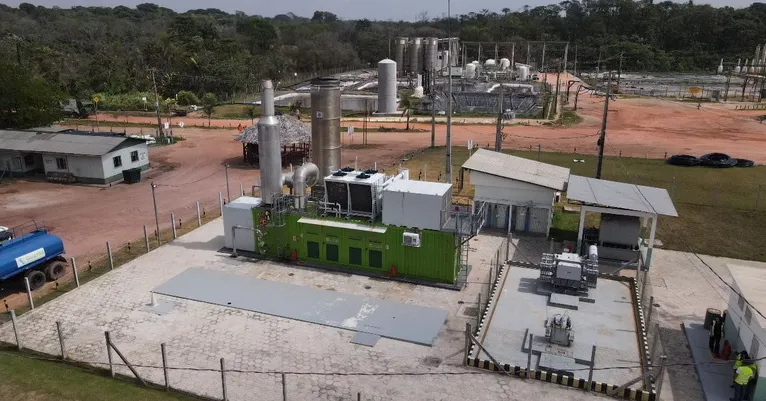 Termoelétrica gera energia a partir da queima do biogás