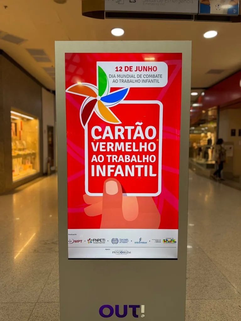 Shopping Pátio Belém intensifica medidas de prevenção ao trabalho infantil