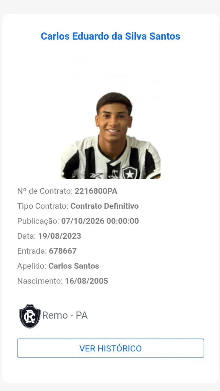 Botafogo acerta renovação de empréstimo de Kadu com o Remo