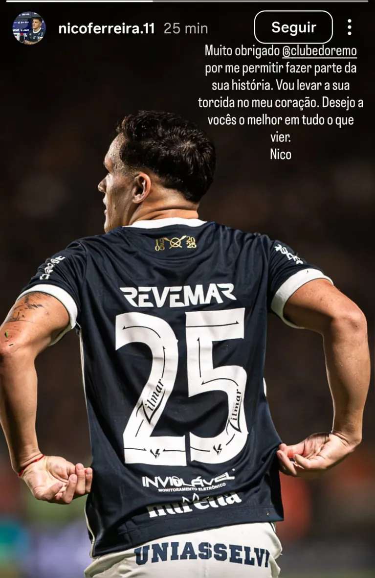 Jogador perdeu espaço em 2025 e retorna ao Uruguai