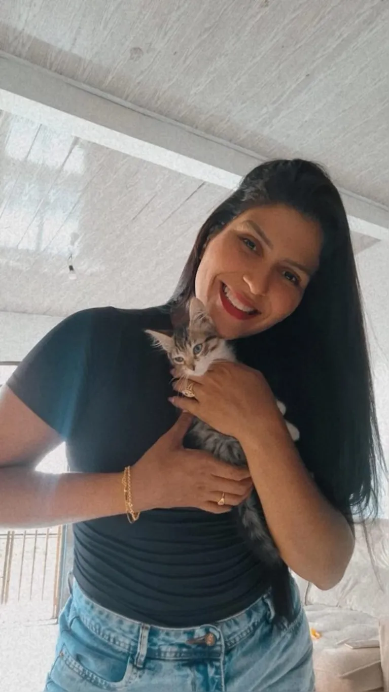 “Foi amor à primeira vista. O Pedro Chamego virou meu companheiro inseparável”, diz Emanuelle Santana.