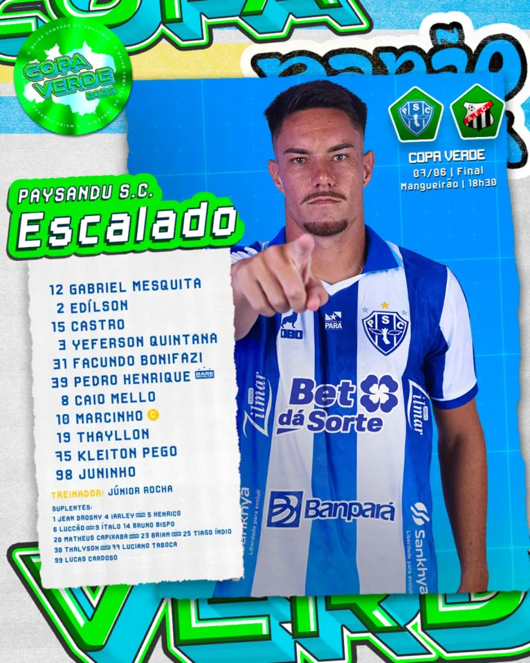 Paysandu 0 x 0 Anápolis: acompanhe pela Rádio Clube no Tem Jogo do DOL