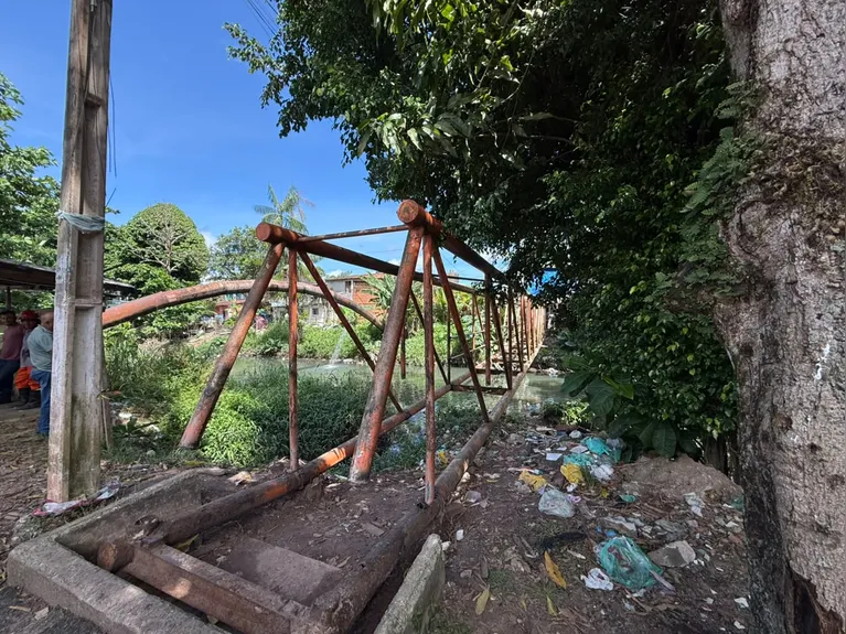 Ponte do Canal do Galo é reconstruída pela Prefeitura de Belém; veja imagens!