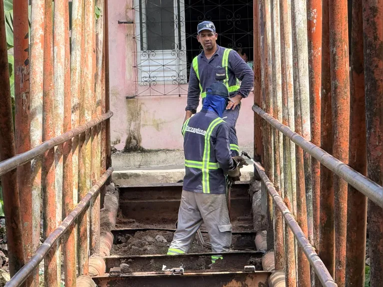 Ponte do Canal do Galo é reconstruída pela Prefeitura de Belém; veja imagens!
