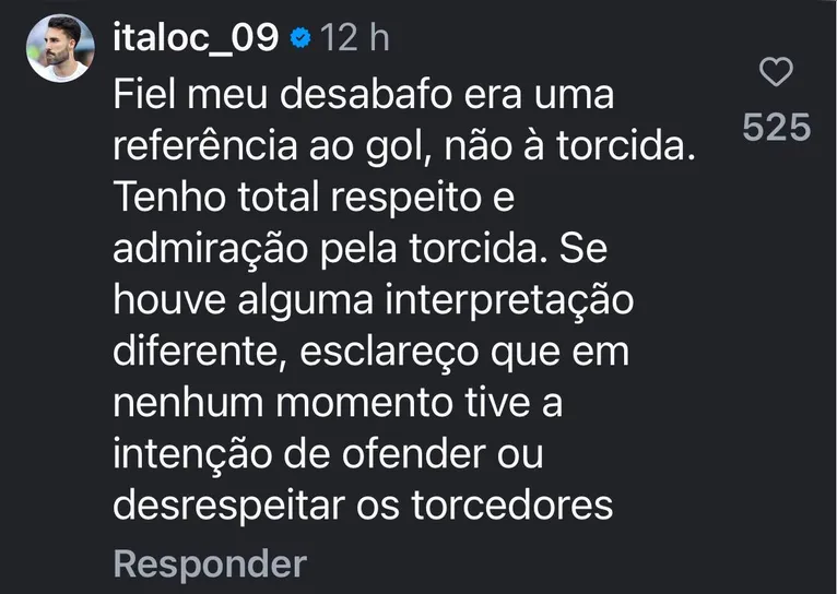 Ítalo explica desabafo após gol da vitória do Paysandu