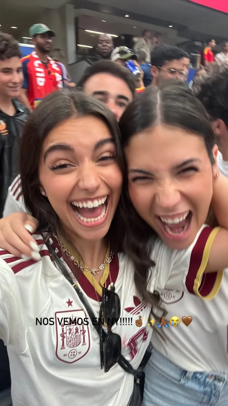 Namorada de Lamine Yamal celebra classificação da Espanha